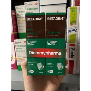 Betadin xúc miệng xịt