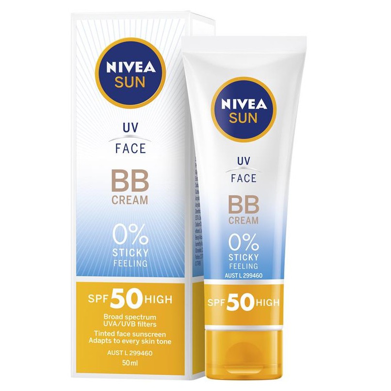 Kem chống nắng Nivea Sun SPF 50+ UV Face BB Cream 50ml