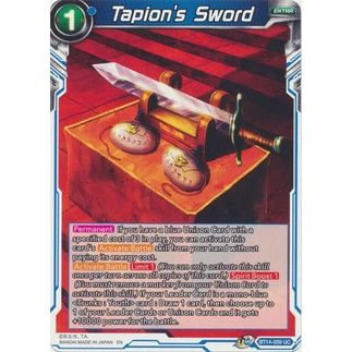 Thẻ bài Dragonball - TCG - Tapion's Sword / BT14-059'