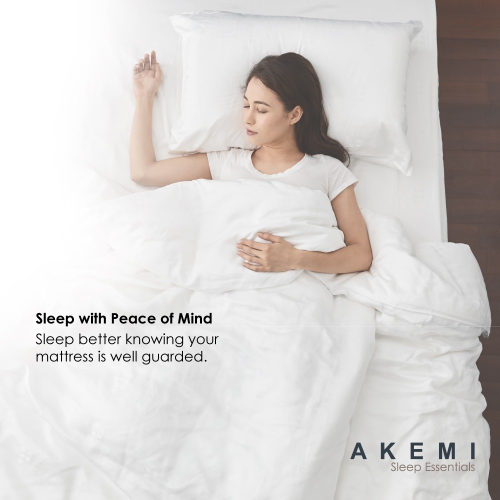 Tấm bảo vệ nệm AKEMI Sleep Essential Waterproof Quilted Fitted (Super King Size)