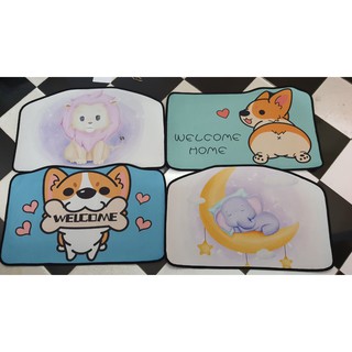 Thảm lót chân 3D hình thú dễ thương chống trơn trượt (50*80cm)
