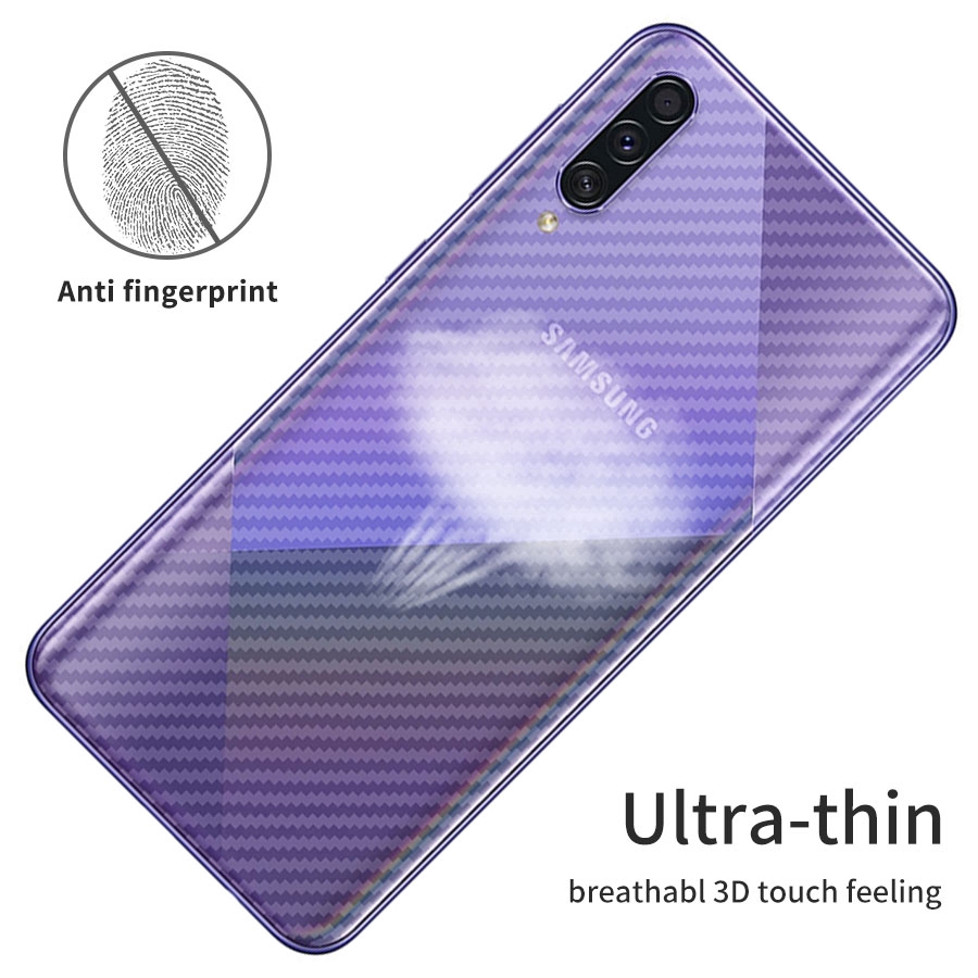 Set 5 phim dán sợi carbon bảo vệ mặt lưng cho Samsung Galaxy A10s/A30s/A20s/A50s/A21S/A51/A71/A01/A11/A31A10/A20/A30/A40/A50/A70