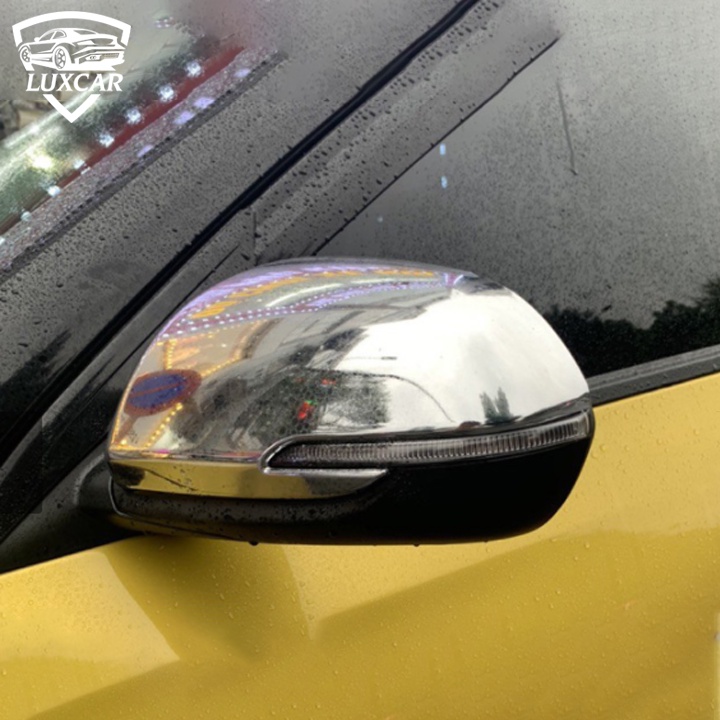 Ốp gương chiếu hậu xe KIA SELTOS mạ Crom cao cấp LUXCAR