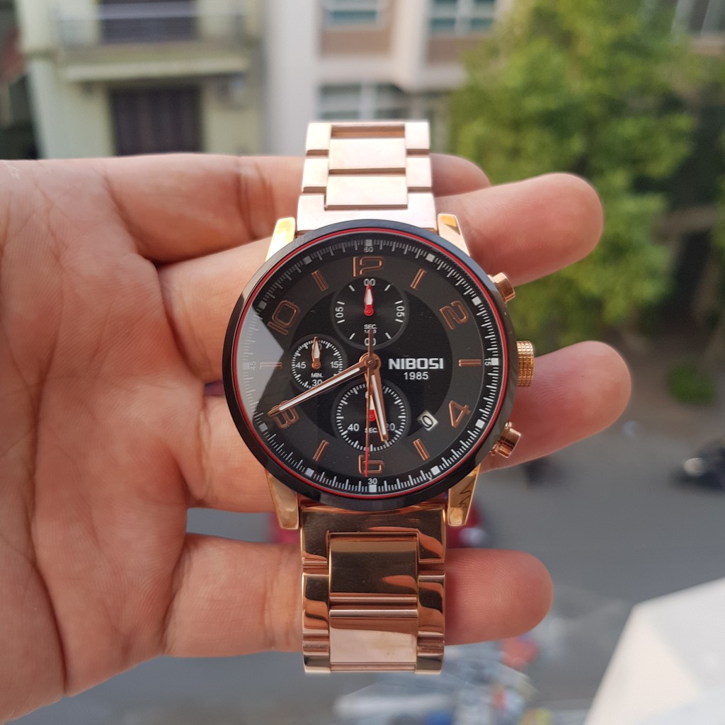 [Tặng vòng tay] Đồng hồ nam NIBOSI chính hãng NI2328.01 fullbox thời trang