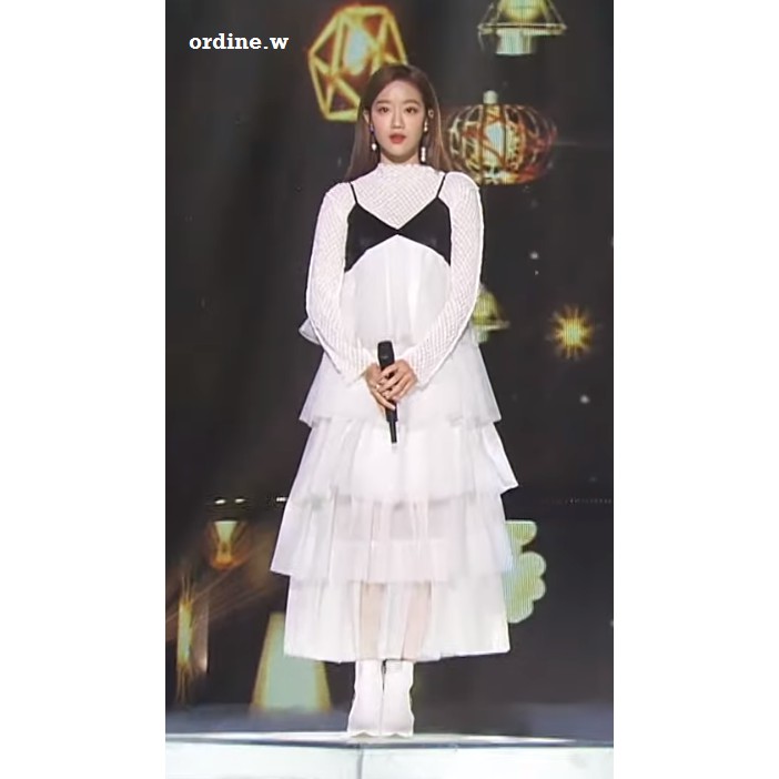 ORDER_Váy dài xếp tầng BLACKPINK Jennie, Dara, APRIL Naeun, APINK Eunji, CLC Elkie, Im Nayoung, Han Sohee, Lee Yubi