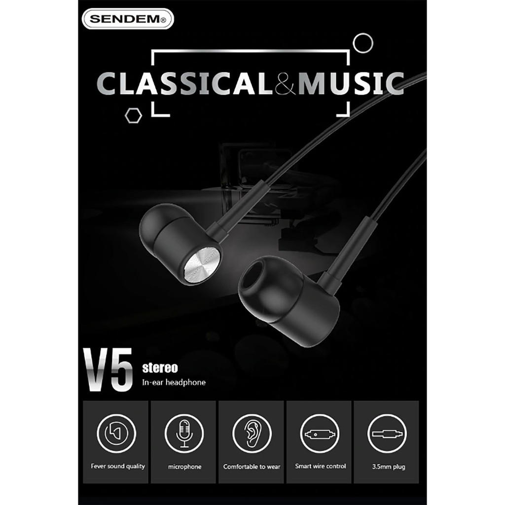 Tai nghe Earpod Sendem V5