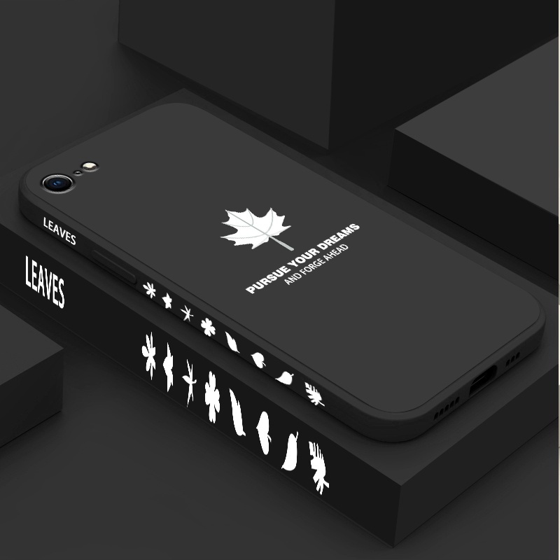 Ốp điện thoại hình lá phong có dây đeo thích hợp cho IPHONE 13 PRO 13 PRO MAX 11 11PRO 11PRO MAX 12 12PRO 12PRO MAX 7 8