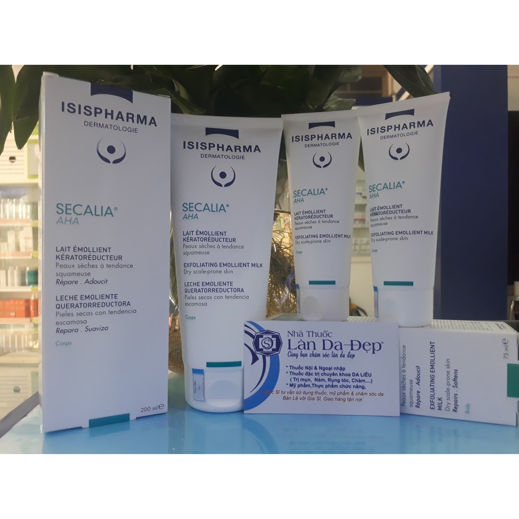 SECALIA AHA - Kem Dưỡng, Làm Mềm, Giảm Khô Da, Dày Sừng Và Giảm Kích Ứng( CHÍNH HÃNG Làn Da Đẹp)