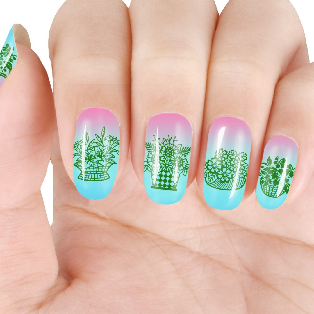 [Hàng mới về] Bộ khuôn trang trí móng tay xinh xắn chất lượng cao