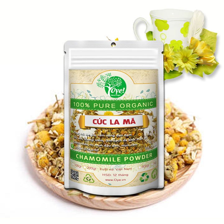 Bột Hoa Cúc La Mã OYe - Thanh nhiệt, mát gan, thải độc