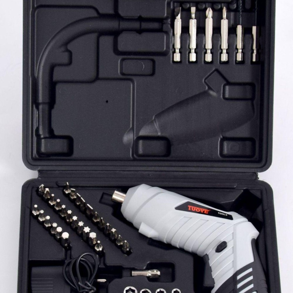 Bộ máy khoan cầm tay dễ dàng thao tác Tuoye, bộ bắt mở vít mini tiện dụng