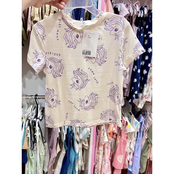 Áo phông cộc tay bé gái