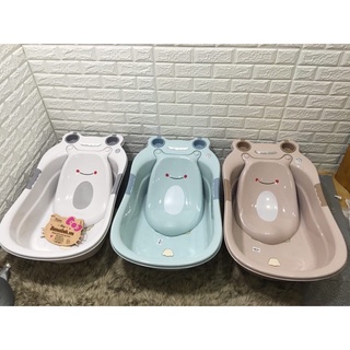 CHẬU TẮM CHO BÉ HÌNH CON ẾCH + BÔ VỆ SINH