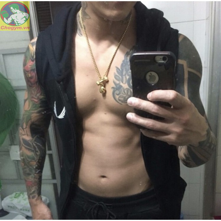 Áo Khoác Ba Lỗ Tập Gym Aesthetic Revolution Có Mũ A-009