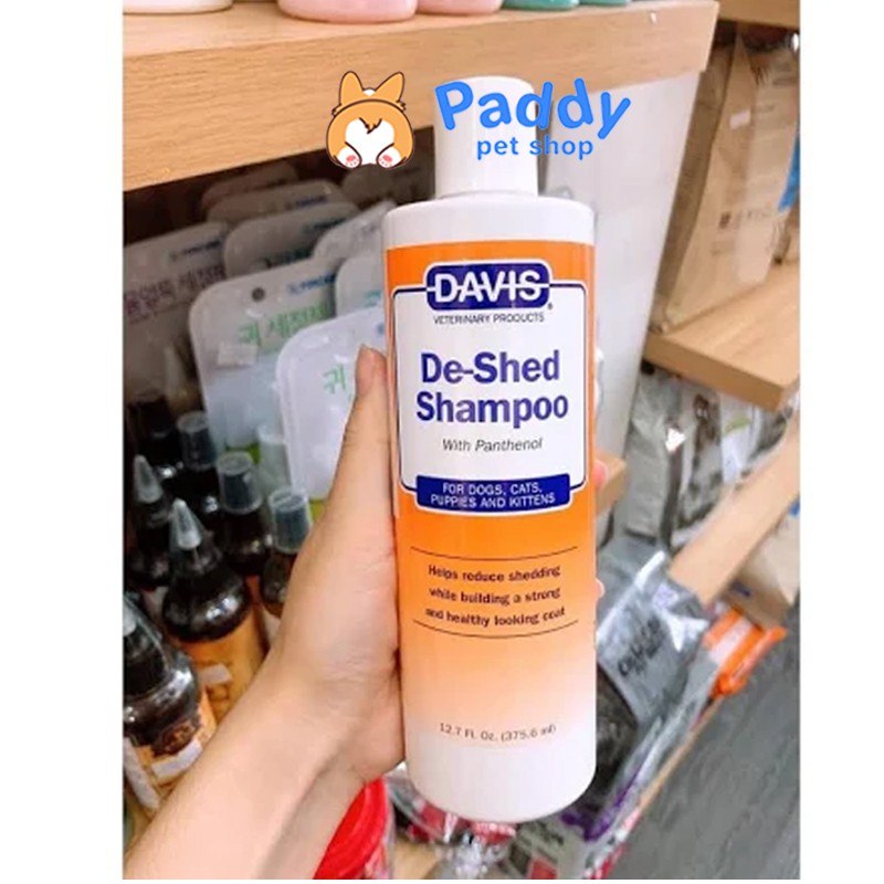 Sữa Tắm Davis De-Shed Dưỡng &amp; Ngừa Rụng Lông Cho Chó Mèo (355ml)