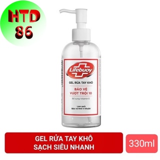Nước rửa tay khô Lifebuoy chai có vòi 330ml