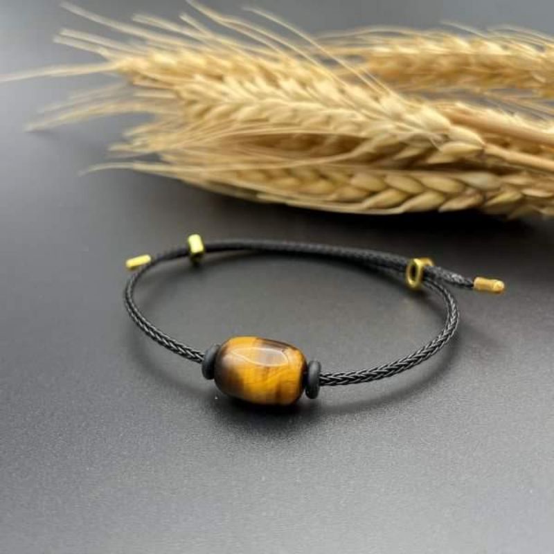 Vòng tay nam nữ dây cước lu thống đầu xuôi đuôi lọt may mắn