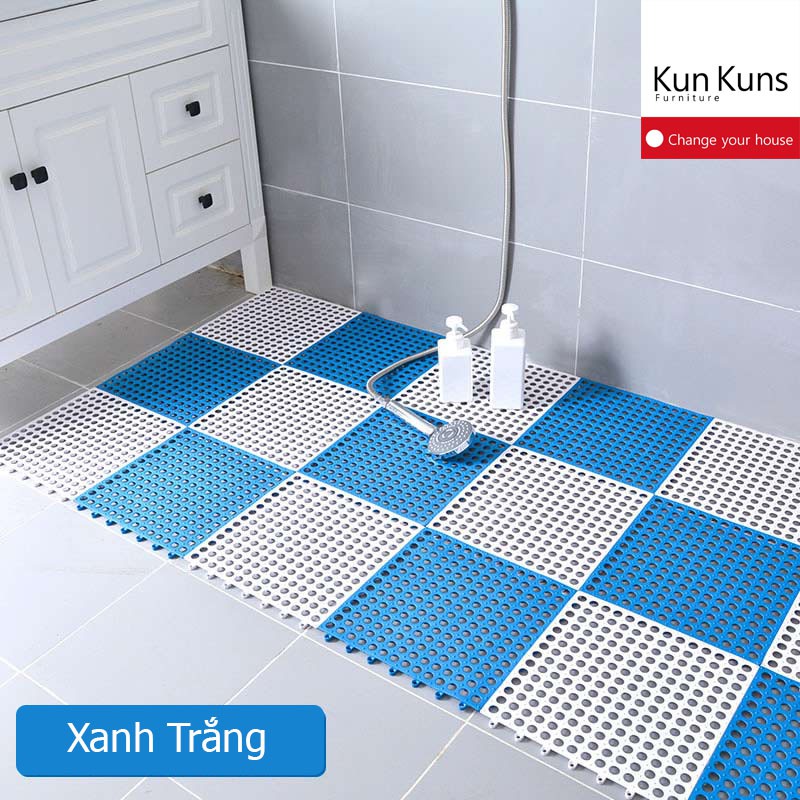 [FREESHIP] THẢM NHỰA LỖ GHÉP KHÁNG KHUẨN, CHỐNG TRƠN, TRƯỢT