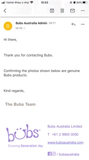 Sữa Bubs bò organic 800gr - số 3