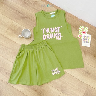 Set bộ đùi tanktop hoạ tiết i'm not friday 2be323e 6 màu