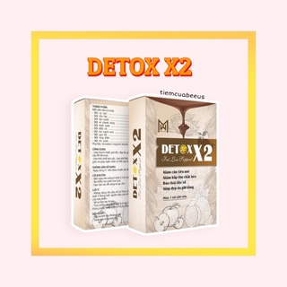 Giảm cân detox x2- hỗ trợ giảm cân tiêu mỡ, thải độc, đẹp da giữ dáng