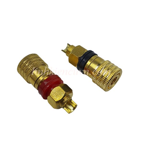 Cặp jack M8 8mm 200A đỏ đen