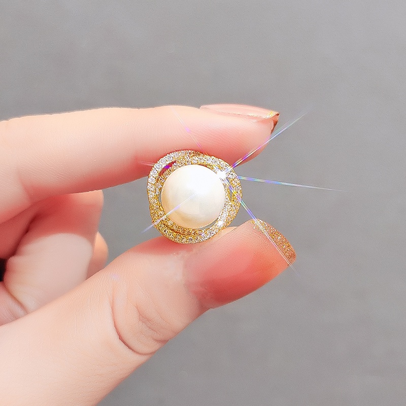 [Jiudolan] Trâm Cài Áo Vest Đính Ngọc Trai Nhân Tạo Đơn Giản Thời Trang Corsage