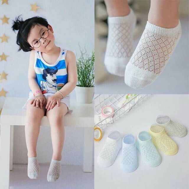 Sỉ tất lưới cho bé set 5 đôi