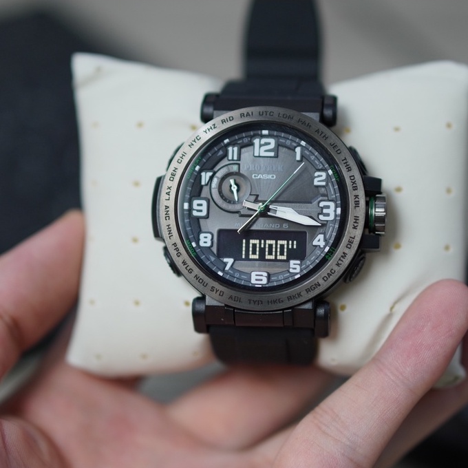 Đồng hồ thể thao nam PRW 6600 Có La bàn - Nhiệt kế | BigBuy360 - bigbuy360.vn