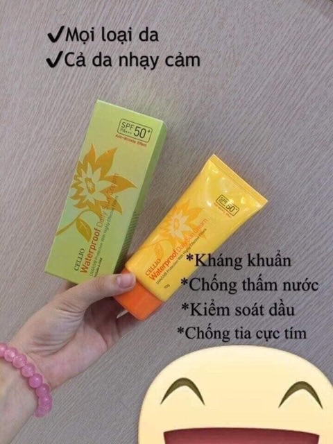 KEM CHỐNG NẮNG CELIO SPF50PA+++