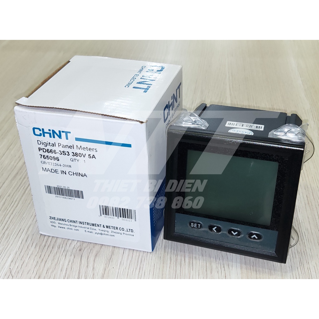 Đồng hồ đo kỹ thuật số PD666-3S3 Chint