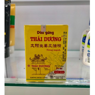 DẦU GỪNG THÁI DƯƠNG chai 24ml