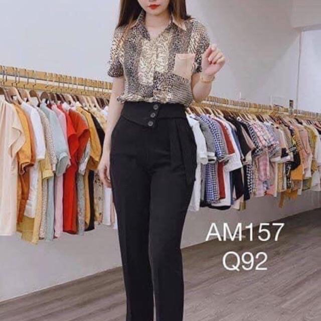 Quần Baggy💝FREESHIP💝Quần Baggy 3 cúc vạt lệch | BigBuy360 - bigbuy360.vn