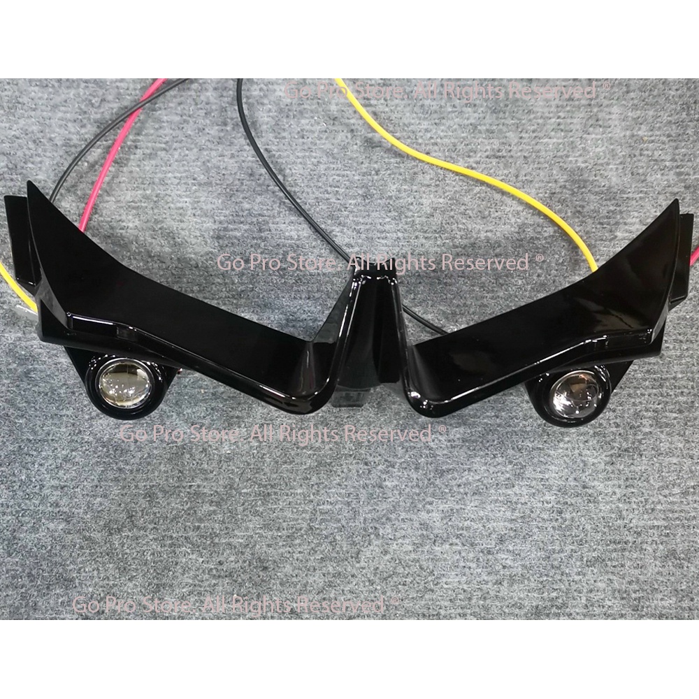 Bộ Cánh Gió &amp; Trợ Sáng Led Mini Xe Winner X