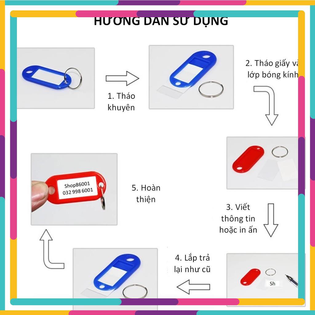 móc chìa khóa thông minh có thẻ tên hàng xuất Nhật 86001