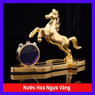 Nước Hoa Ôtô Con Ngựa Vàng trang trí cho xe hơi, xe oto, xe tải, bàn làm việc