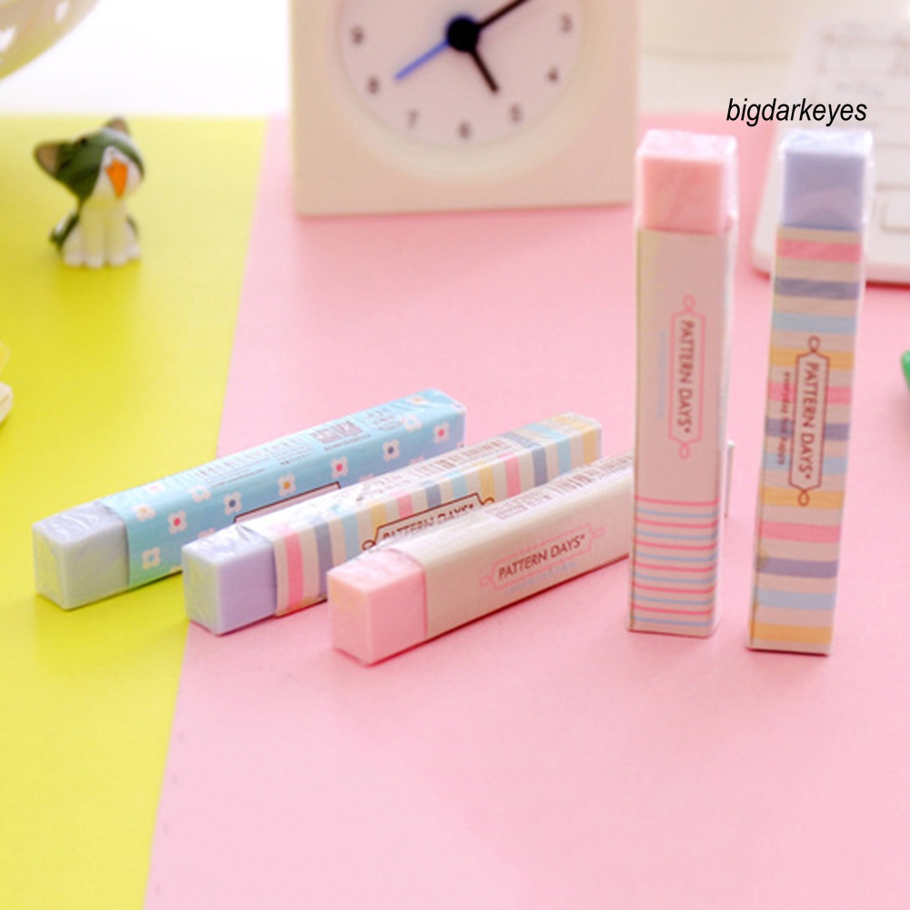 Gôm Tẩy Họa Tiết Hoạt Hình Màu Sắc Ngọt Ngào Tiện Dụng Cho Học Sinh
