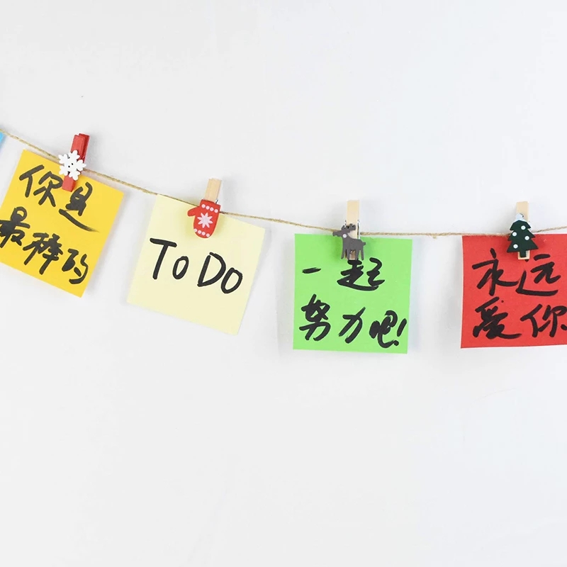 Set 10 kẹp gỗ treo ảnh trang trí giáng sinh