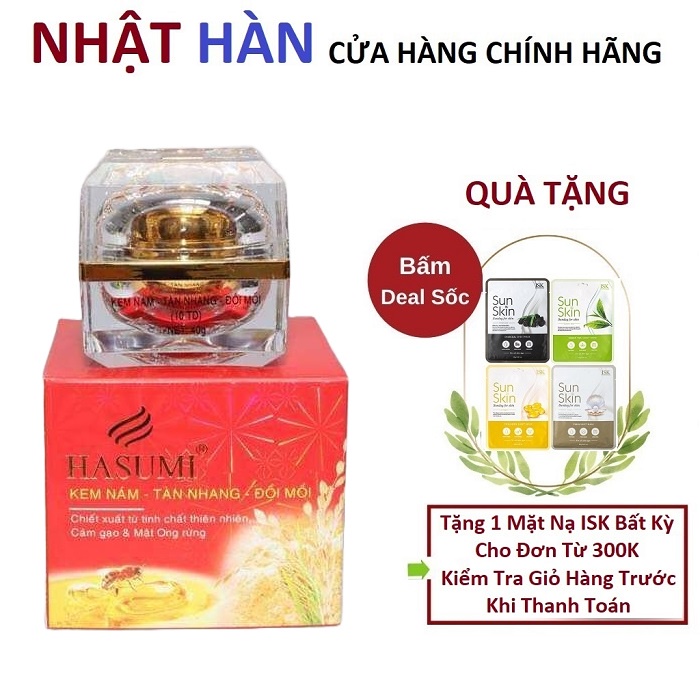 Kem Hasumi nám tàn nhang đồi mồi 40g