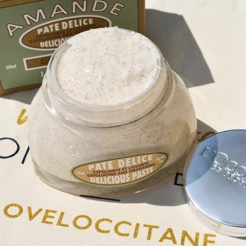 Kem tẩy tế bào chết L'Occitane Hạnh nhân 200ml -  L Occitane Almond Delicious Paste