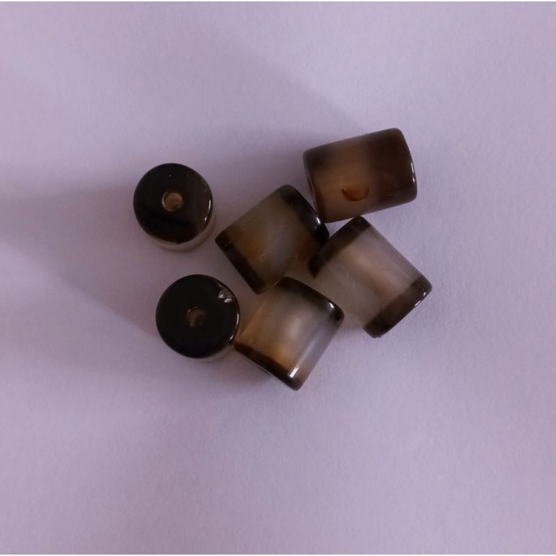 Hạt đá lu thống thanh tẩy bài tarot, làm handmade, xỏ DIY, bể cá  sưu tầm