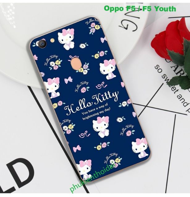Oppo F5 / F5 Youth ốp lưng dẻo TPU in 3D hình dễ thương