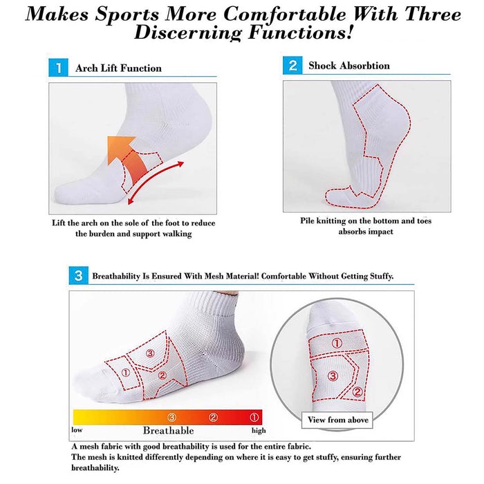 Tất Phiten sport cổ cao (2 đôi)