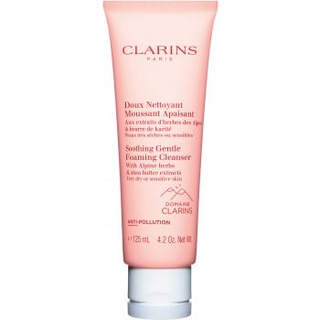 Sữa rửa mặt tạo bọt làm dịu da nhẹ nhàng Clarins soothing cleanser 125ml - Pháp