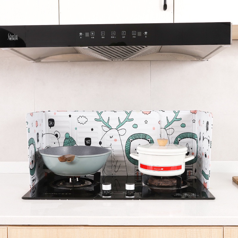 Tấm chắn dầu cách nhiệt tiện lợi cho nhà bếp