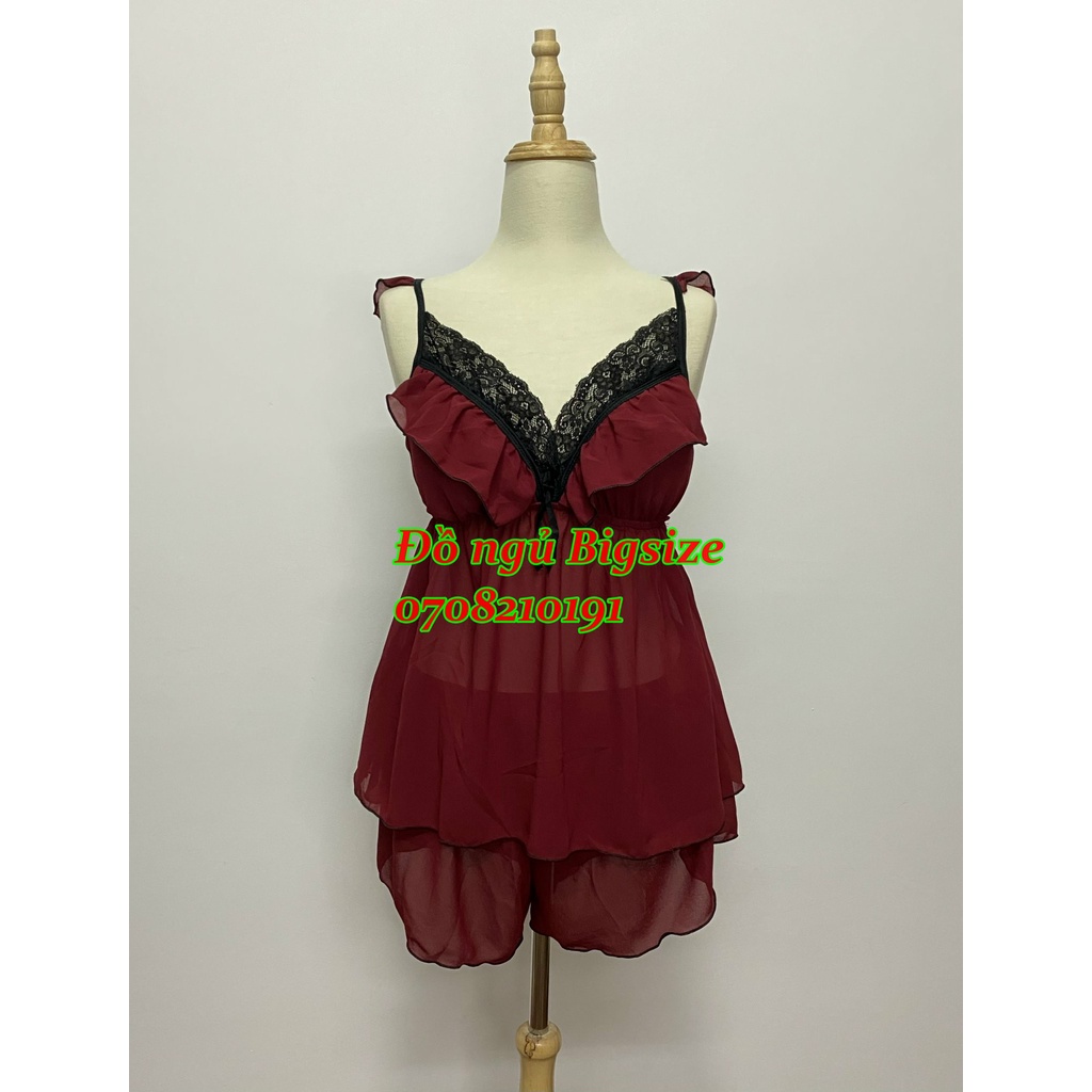 ĐỒ NGỦ VOAN DÂY CHÉO SEXY CÓ MÚT NGỰC, VOAN MỎNG MÁT GỢI CẢM ĐƯỜNG MAY ĐẸP