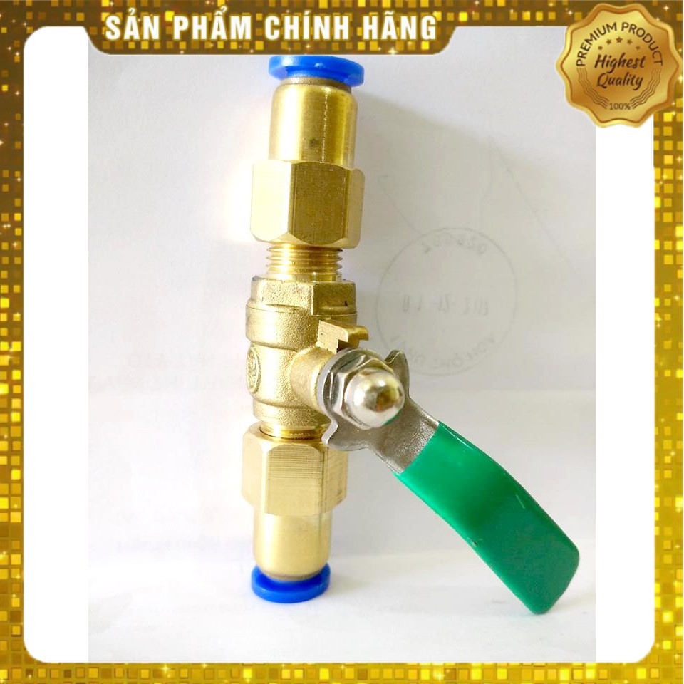 VAN KHÓA HƠI AN TOÀN 2 ĐẦU ỐNG 5* 8MM (TỐT) CAO CẤP