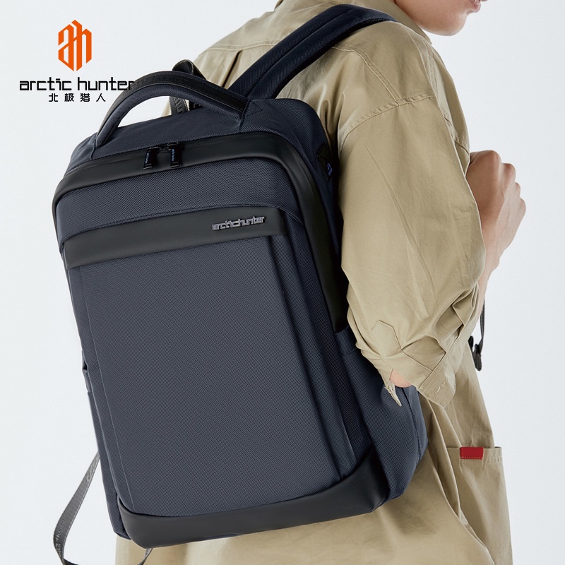 Balo công sở Arctic Hunter B00478 thời trang cao cấp chính hãng chống sốc cho laptop chất liệu vải Polyester chống nước