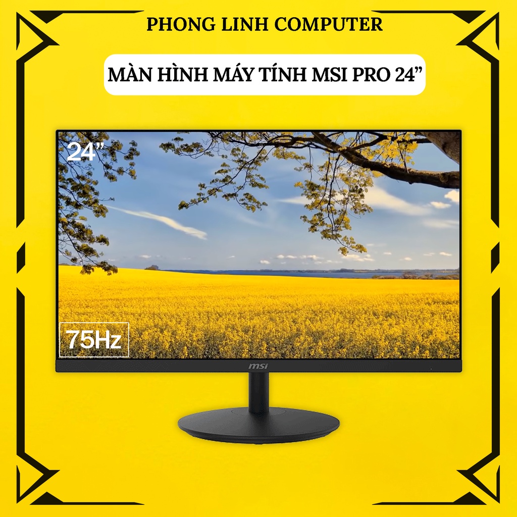 Màn Hình Máy Tính MSI Pro MP242 24Inch 75Hz IPS