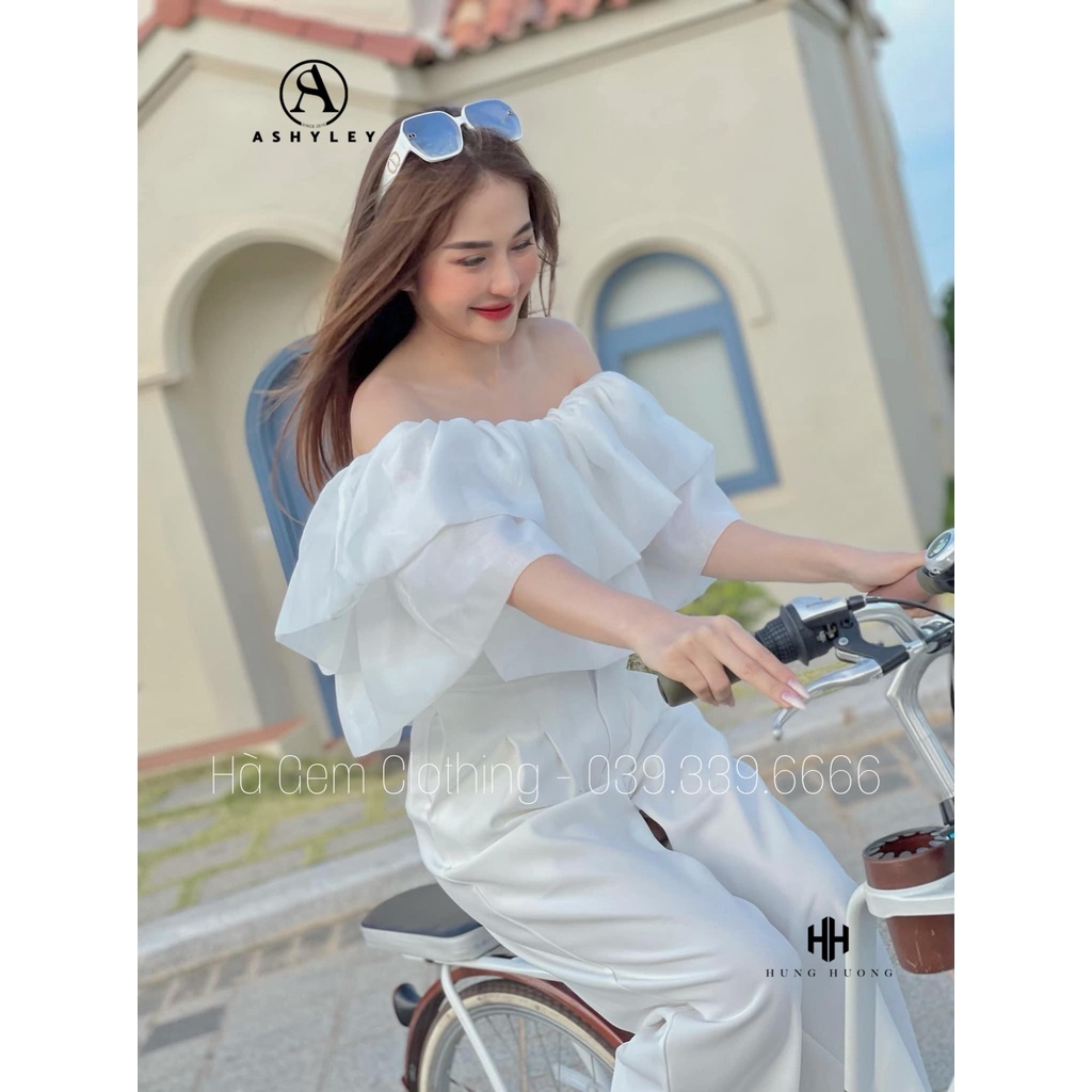 SET ÁO TƠ TRỄ VAI TẦNG QUẦN XUÔNG HOT HIT